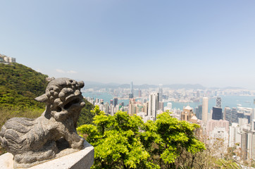Fototapeta premium Victoria Peak Hong Kong Aussichtspunkt
