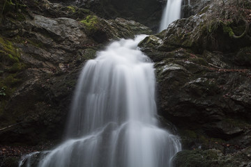 Fototapeta na wymiar Hachelbach Wasserfall