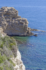 Fototapeta na wymiar Coastal landscape in Javea. Alicante