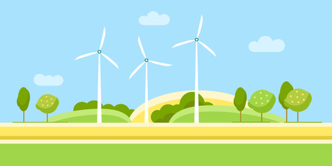 Wind Turbine Landscape