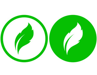 leaf icon set