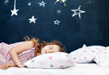 Young child sleeping - Powered by Adobe