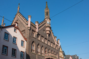 Fototapeta na wymiar Historisches Rathaus Montabaur Rheinland-Pfalz