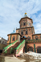 Fototapeta premium Peter and Paul Cathedral in Kazan, Republic of Tatarstan, Russia