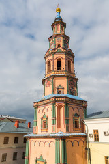 Belfry of Peter and Paul Cathedral in Kazan, Republic of Tatarstan, Russia