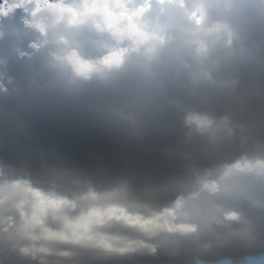 Background of dark clouds before a thunder-storm