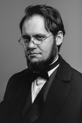Abraham Lincoln Lookalike Studio Portraits