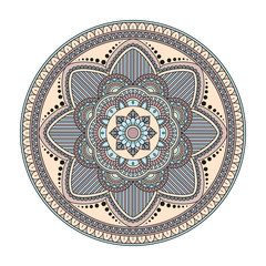 Flower Mandalas. Vintage decorative elements. Oriental pattern, vector illustration. Islam, Arabic, Indian, turkish, pakistan, chinese, ottoman motifs