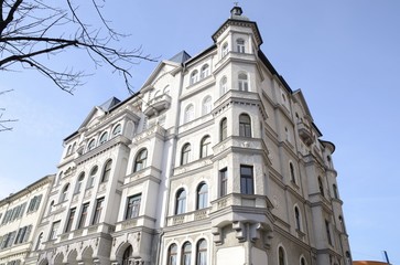 Fototapeta na wymiar Facade of building in Graz, Austria