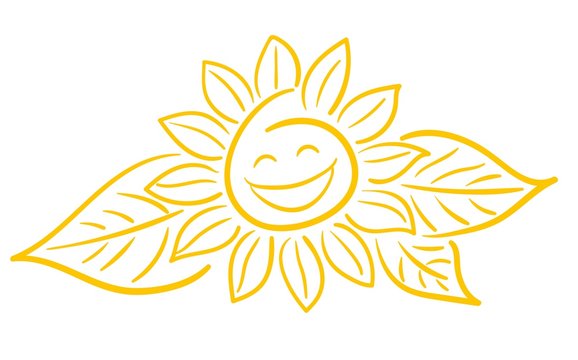 Sonnenblume Gesicht