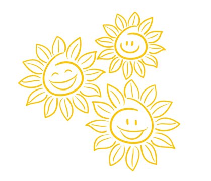 Sonnenblumen Vektor