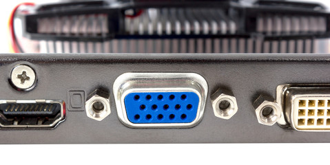 Electronic collection - VGA video card connector