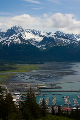 Overlook of Seward Alaska