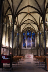 Obraz premium Interior View of Salisbury Cathedral