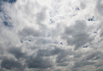 Background of dark clouds before a thunder-storm