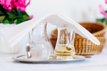 Symbols of religion : bread and wine