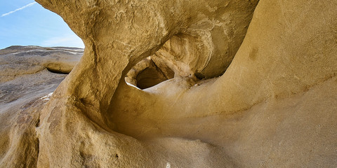 Desert wind caves landscape in Anza Borrego