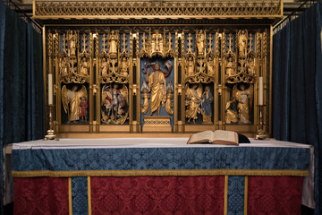 The Chapel of Saint Michael the Archangel in Salisbury Cathedral