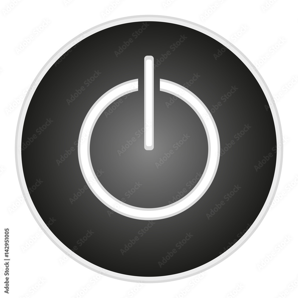 Poster stop button vector image