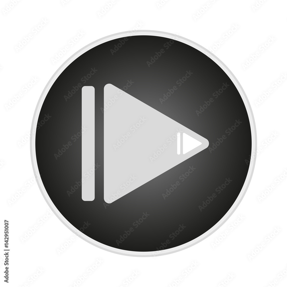 Aufkleber vector image button to the right