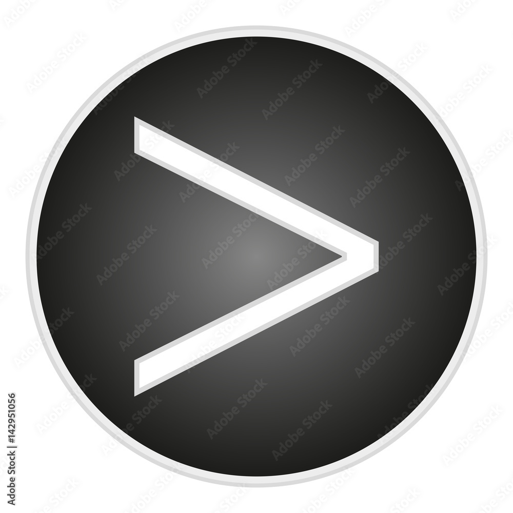 Aufkleber vector image button with a sign over