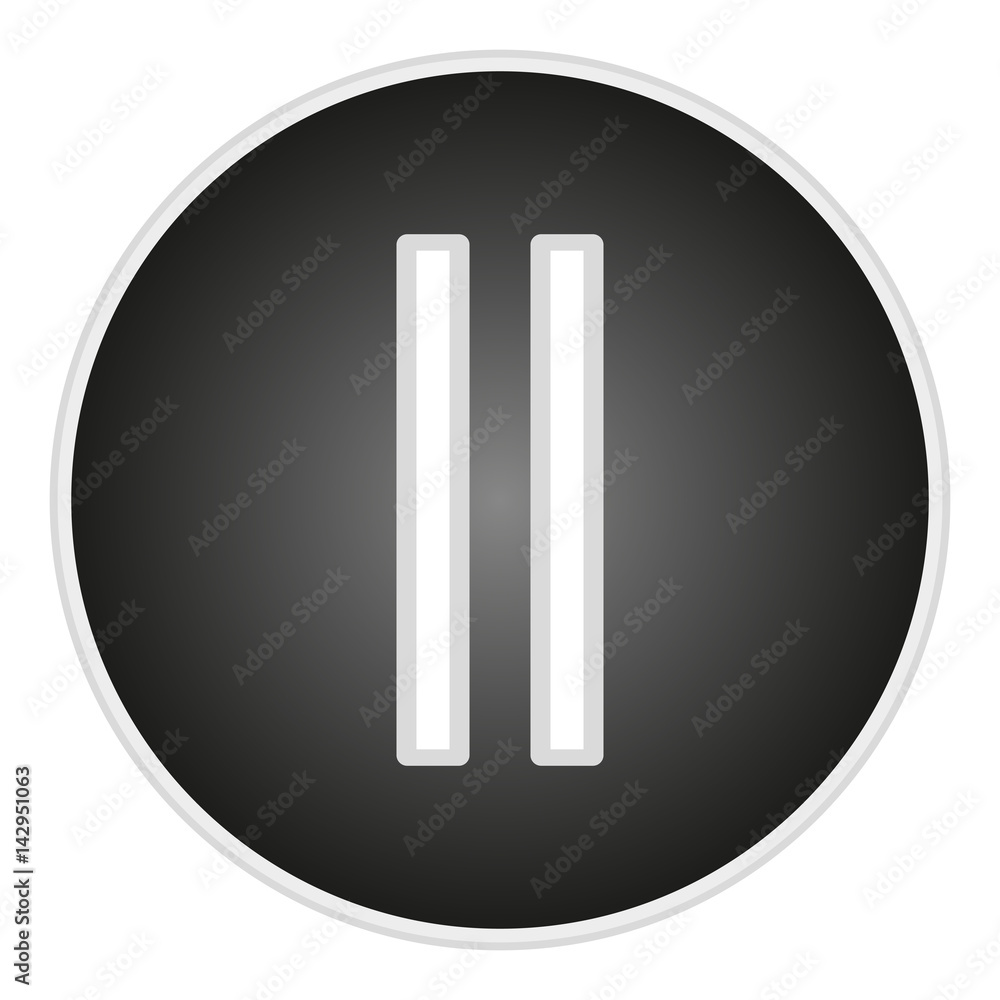 Aufkleber stop button vector image
