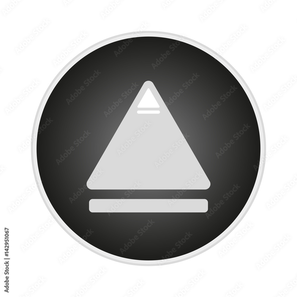 Aufkleber vector image button up