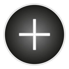 Obraz premium plus button vector image