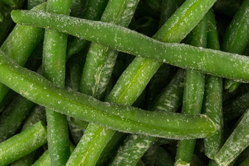Frozen cut green beans vegetable