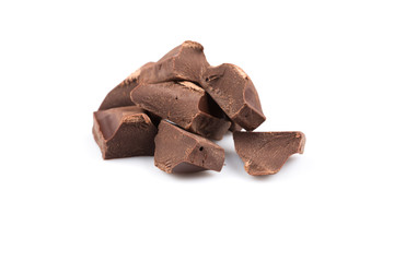 Broken chocolate bar