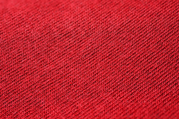 Red fabric canvas