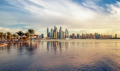 Deurstickers Dubai Panorama van Dubai