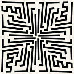 abstract geometric line graphic maze pattern background