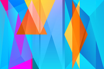 modern geometrical abstract background. Triangular backdrop