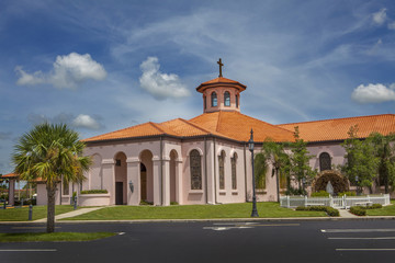 Fototapeta na wymiar San Pedro Catholic Church, North Port, Florida