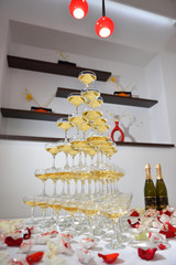 Pyramid of Champagne