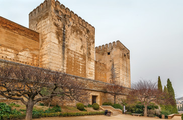 Fototapeta na wymiar Alcazaba fortress, Granada, Spain