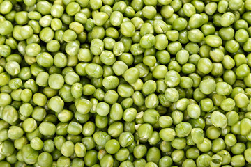 Green peas background