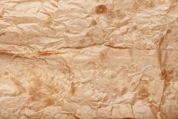 Obraz premium Crumpled craft paper texture