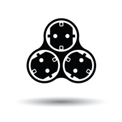 AC splitter icon