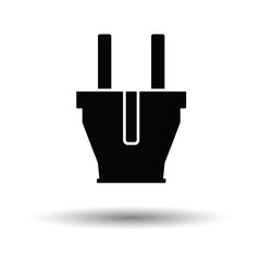 Obraz premium Electrical plug icon
