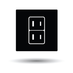 Japan electrical socket icon