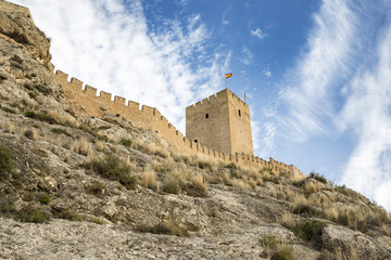 Fototapeta na wymiar Ancient Castle of Sax - province of Alicante - Spain