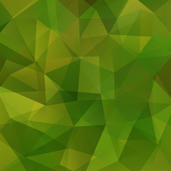 Obraz na płótnie Canvas Background made of green triangles. Square composition with geometric shapes. Eps 10