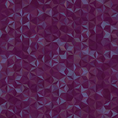 Obraz premium Vector seamless abstract background for design with triangles. Vector illustration. Dark purple colors.