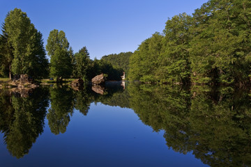 Fototapeta na wymiar Moulin de Gargilesse, Water Mill of Gargilesse on the Creuse River France