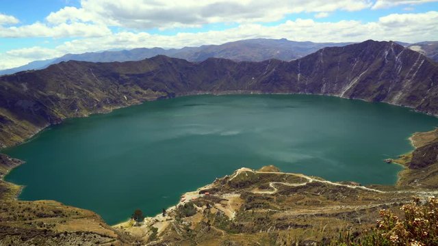Time Lapse Laguna de Quilotoa Ecuador Timelapse
