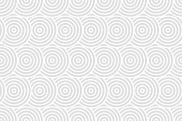 Fototapeta na wymiar circles seamless wallpaper white