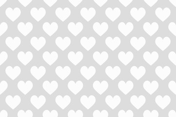 hearts seamless wallpaper white - 142969893