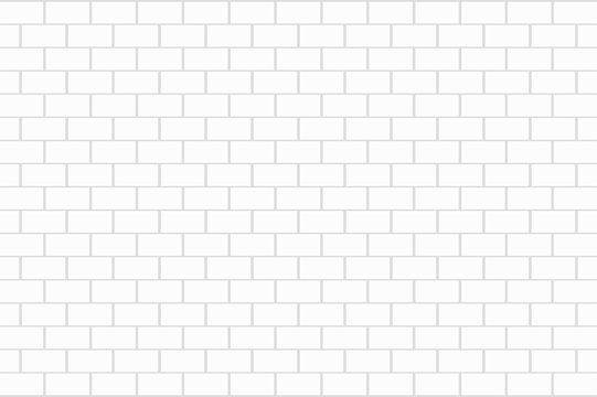 brick wall seamless wallpaper white © noche